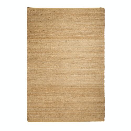 TAPIS BEIGE EN JUTE & COTON 240X140CM DELOS