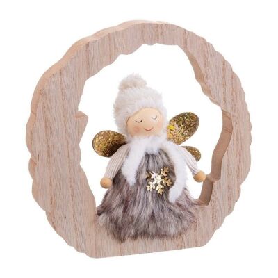 CHRISTMAS - WOODEN ANGEL TRUNK CT721227