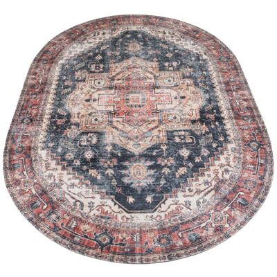 Vloerkleed Nora Rood – Oval 200 x 290 cm