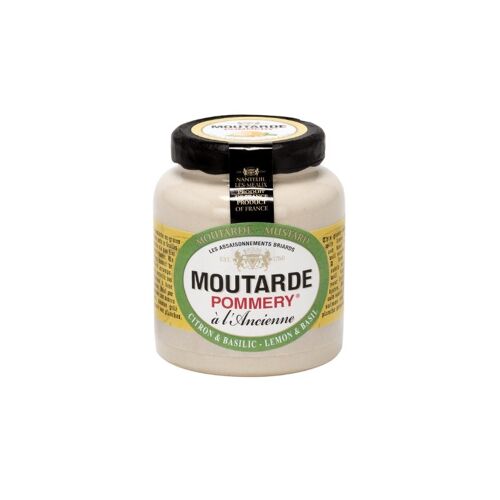 Moutarde à l'ancienne Pommery au citron & basilic 100 g