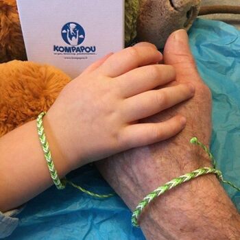 Duo de bracelets assortis papa et enfant 8