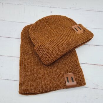 Duo Bonnets assortis Papa et Enfant 13