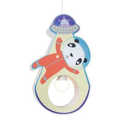 Lámpara colgante Little Astronauts "Panda"