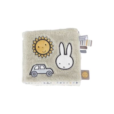 Libro de actividades Miffy Cloth - 16*16cm - Fluffy azul-verde