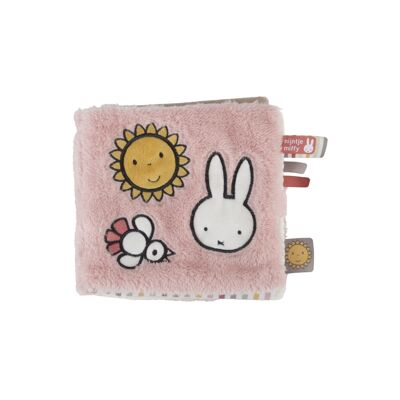 Miffy Cloth-Aktivitätsbuch – 16*16 cm – Pink Fluffy