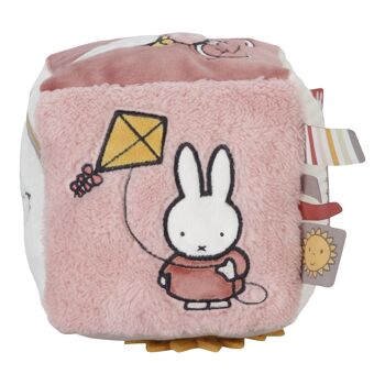 Miffy Cube d'activités 15*15 cm - Fluffy rose 2