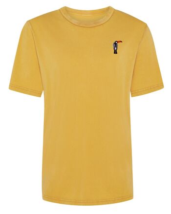 T-Shirt Brodé Tucan Jaune 2