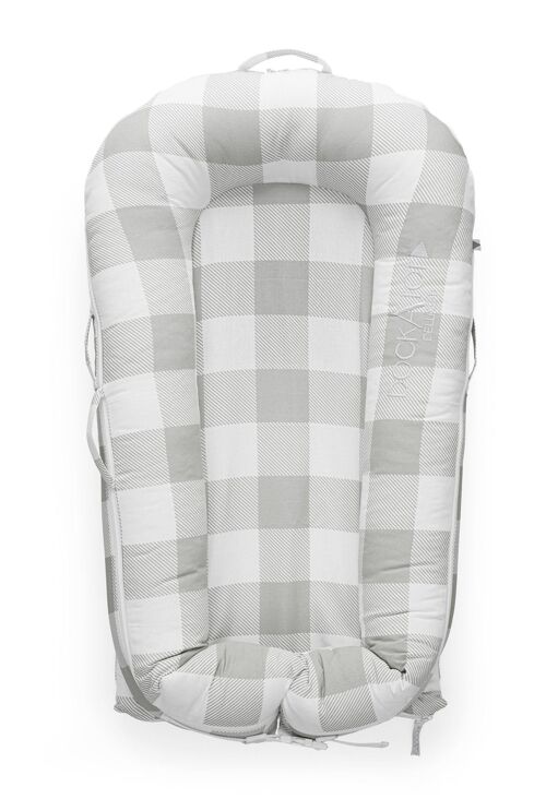 Deluxe Natural Plaid baby nest 0-8 months