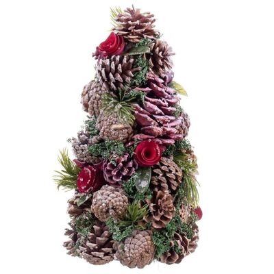 NATALE - ALBERO DI ANANAS ROSSO CT720834