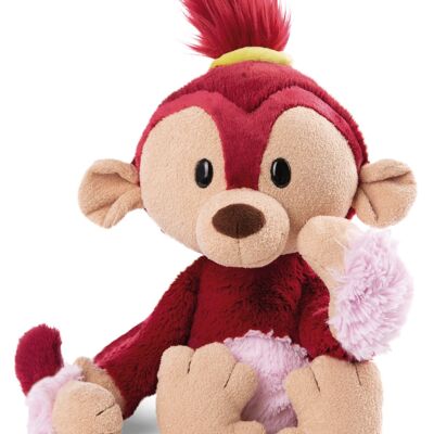 Cuddly toy monkey Tuula 18cm dangling GREEN