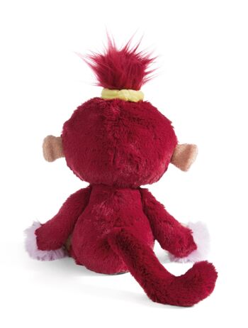 Peluche singe Tuula 18cm suspendu VERT 3