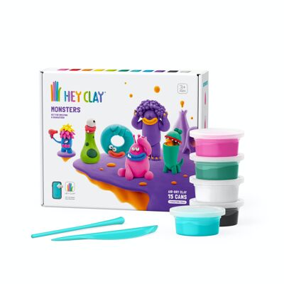 15018 HeyClay - Monstres - 15 boîtes