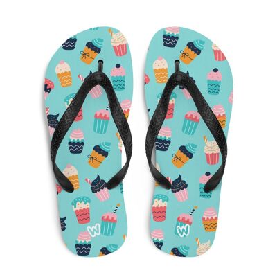 Cupcakes Flip Flops