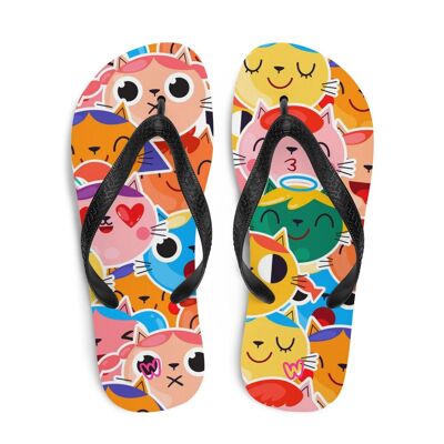 Cute Kittens Flip Flops