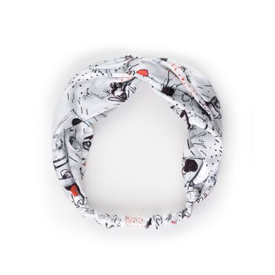 Ragazza Print 100% Silk Hairband