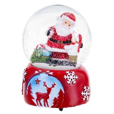 CHRISTMAS - SANTA CLAUS SNOW GALLE WITH MUSIC CT721108