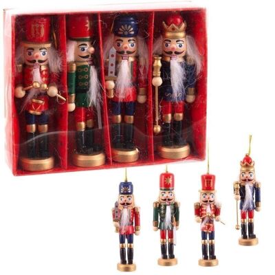 CHRISTMAS - S/4 WOODEN SOLDIERS CT721504