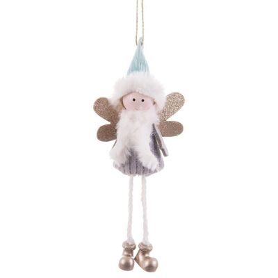 NOËL - PENDENTIF POUPÉE EN TISSU CT721487