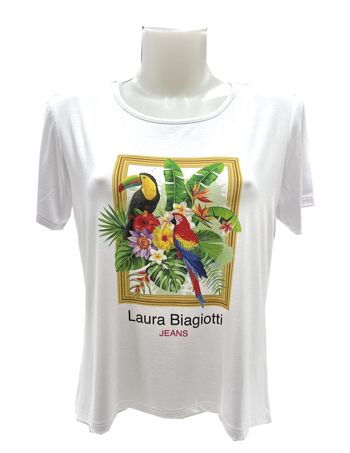 T-shirt, Marque Laura Biagiotti, Fabriqué en Italie, art. JLB02-218 6