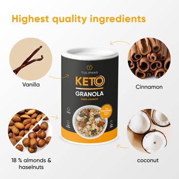 KETO Granola Noix Croquant 250g 5