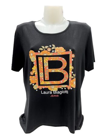 T-shirt, Marque Laura Biagiotti, Fabriqué en Italie, art. JLB02-215 1