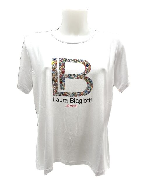 T-shirt, Marchio Laura Biagiotti, Made in Italy, art. JLB02-214