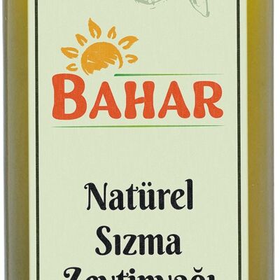 Huile d'olive extra vierge Bahar Bouteille en verre 500 ml - Pressée à froid