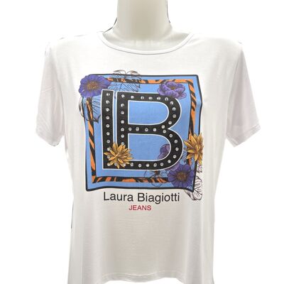 Camiseta, Marca Laura Biagiotti, Made in Italy, art. JLB02-213