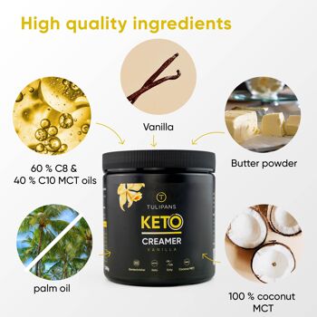 KETO CRÈME VANILLE 200g 4