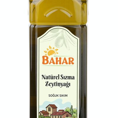 Olio extra vergine di oliva Bahar Contenitore in PET da 1 litro - Spremuto a freddo