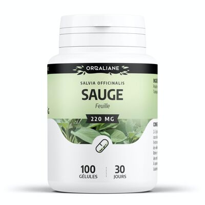 Sage - 220 mg - 100 capsules