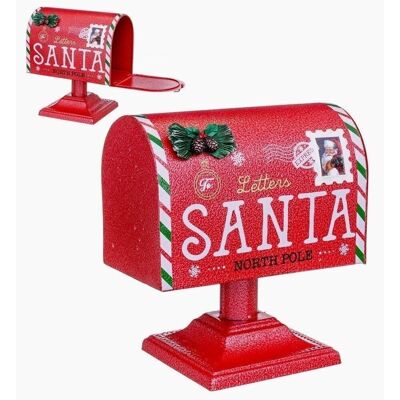 CHRISTMAS - MAILBOX WITH RED FOOT CT720628