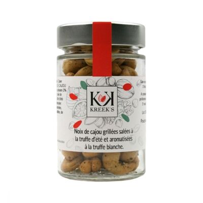 Cashewnüsse mit Sommertrüffel, aromatisiert mit weißem Trüffel, 95 g