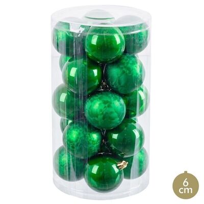CHRISTMAS - S/20 GREEN BALLS CT720489