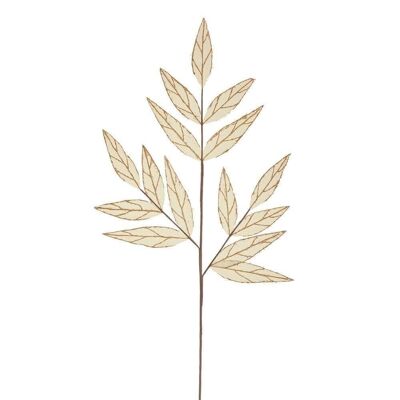 CHRISTMAS - GOLD FABRIC LEAVES BRANCH CT118488
