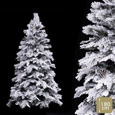 CHRISTMAS - TREE 403 SNOWY BRANCHES WITH PINE CONES PE-PVC CT118592