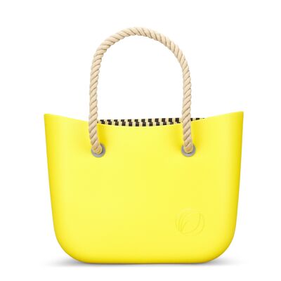 Gelbe Strandtasche