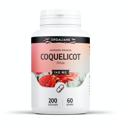 Coquelicot - 140 mg - 200 gélules