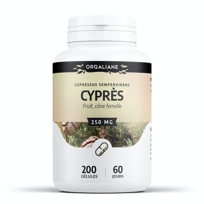 Cyprès - 250 mg - 200 gélules