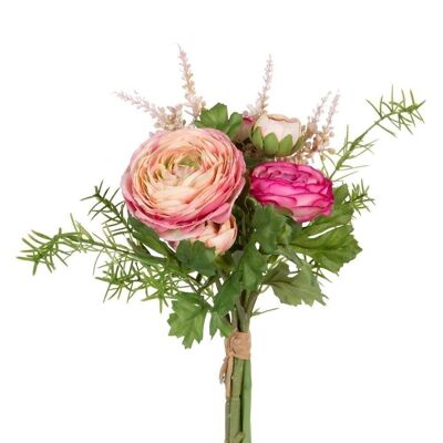 DECORAZIONE DI BOUQUET DI FIORI DI ROSA ARTIFICIALE CT604027