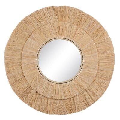 NATURAL FIBER MIRROR DECORATION CT608040