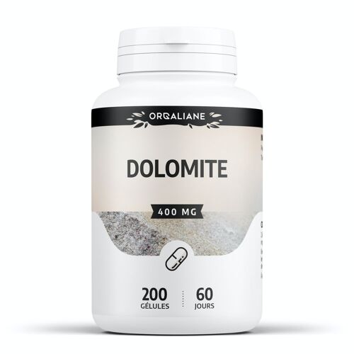 Dolomite - 400 mg - 200 gélules