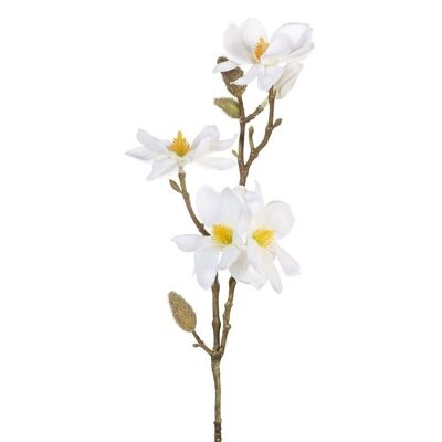 ARTIFICIAL WHITE MAGNOLIA FLOWER CT604032