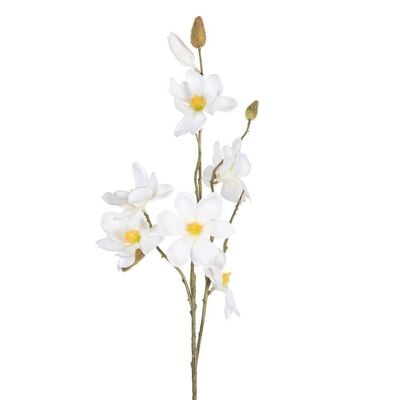 ARTIFICIAL WHITE MAGNOLIA FLOWER CT604034
