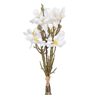 Künstlicher weißer Magnolienstrauß CT604036