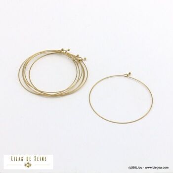 Semainier de 7 bracelets jonc ouvrable acier inox 0221088 3