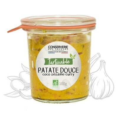 Curry di sesamo al cocco spalmabile di patate dolci bio - 100g