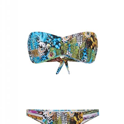 Tribal Toucan Bandeau-Bikinioberteil