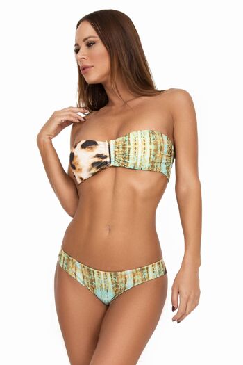 Haut de bikini bandeau léopard Whipray 4