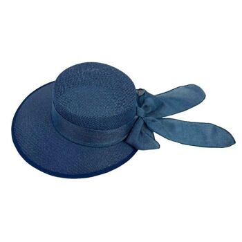 Chapeau d'été en papier pour femme avec nœud décoratif. ventes 3